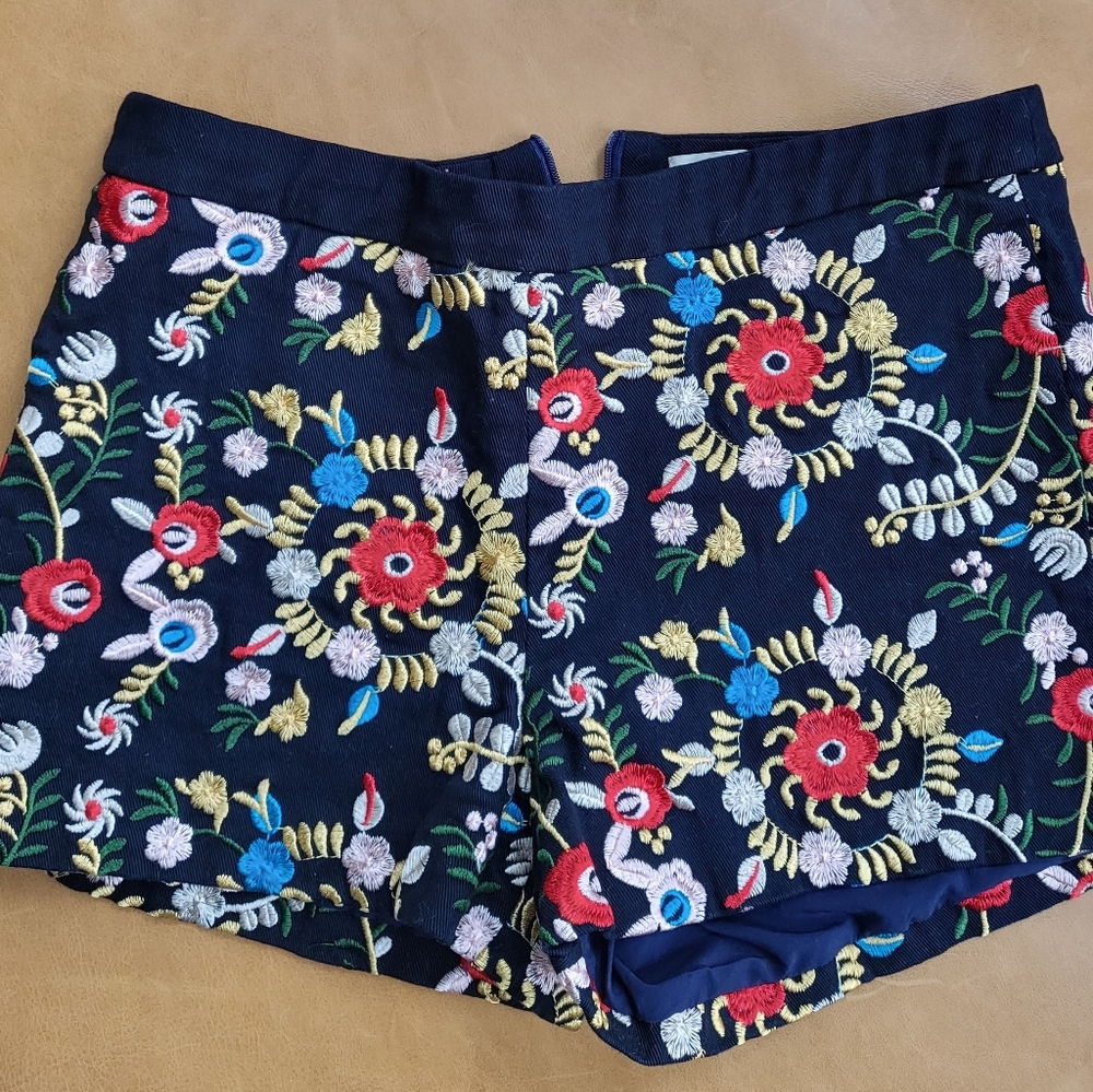 Embroidered Short